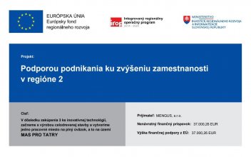 Podporou podnikania ku zvýšeniu zamestnanosti v regióne 2